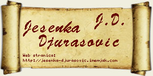 Jesenka Đurasović vizit kartica